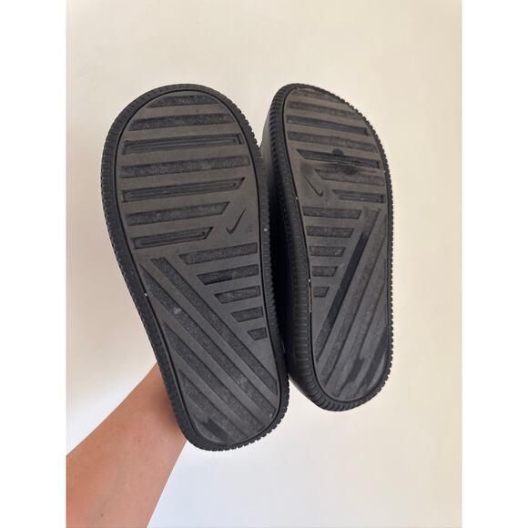 Nike Calm Elevation Platform Slide Sandals US 8 Black - Picture 4 of 7